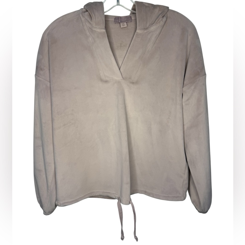 Barefoot Dreams LuxeChic Hoodie in Faded Rose - Size XSmall